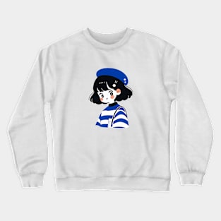 Cute girl anime Crewneck Sweatshirt